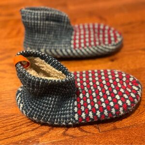 Bombas Kids Slippers - Blue and Red